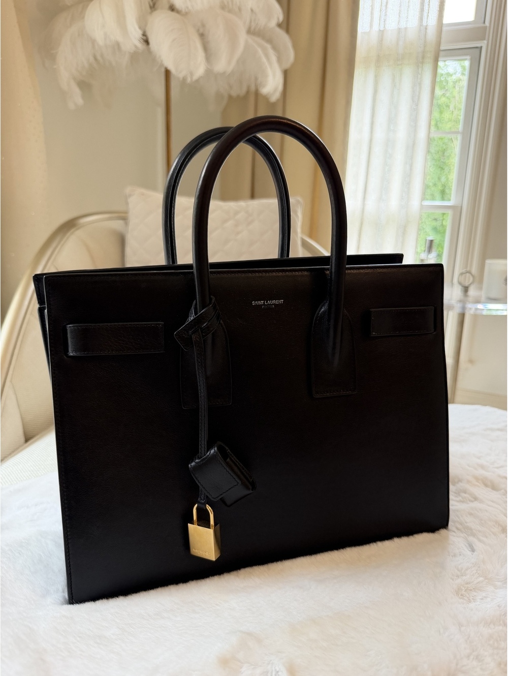 Saint Laurent Sac de Jour Small with Shoulder Strap